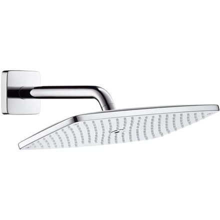 Hansgrohe Raindance E 360 hoofddouche wandmontage met douchearm 24 cm - 1 straalsoort - Chroom