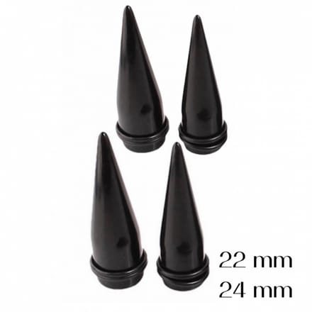 4-Delig Stretcher Taper 22 en 24 mm - Charme Bijoux