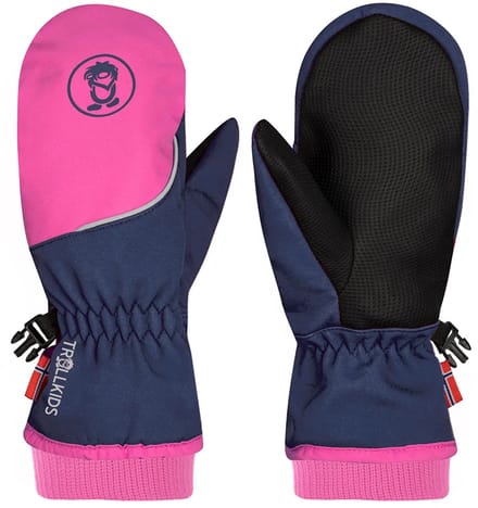 Trollkids Trolltunga Handschoenen Blauw,Roze 4 Kinderen