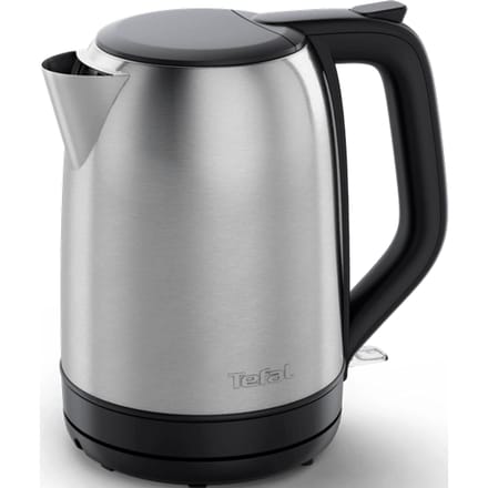 Tefal Subito KO5S0D - Waterkoker - 1,7L - Modern Design - 1-kopsindicator - Uitneembaar Antikalkfilter - 2400W - RVS