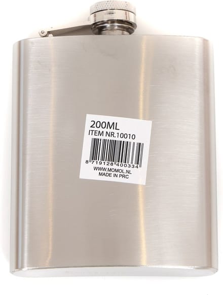 Drinkfles 200ml - Zilver