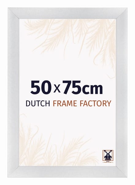 Fotolijst 50x75 cm - MDF - Zilver Mat - Praag