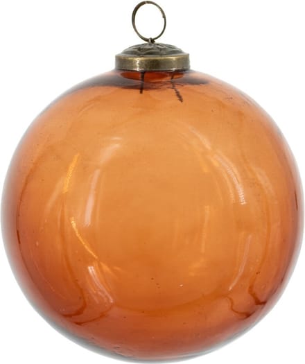 HomeBound by KY | Kerstbal glas amber | kerstbal