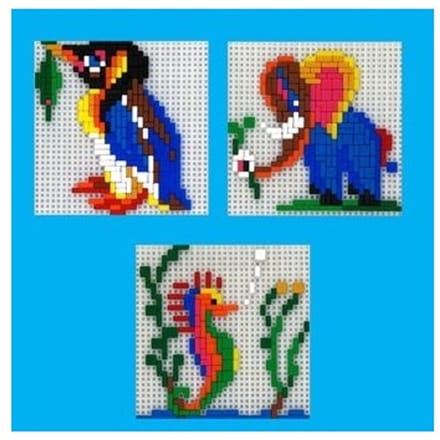 Stick-it Dierentuindieren 3 in 1, 500 steentjes