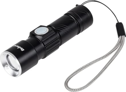 Rebel - LED Zaklamp - 3W - 80m Bereik - 350mAh - 120lm