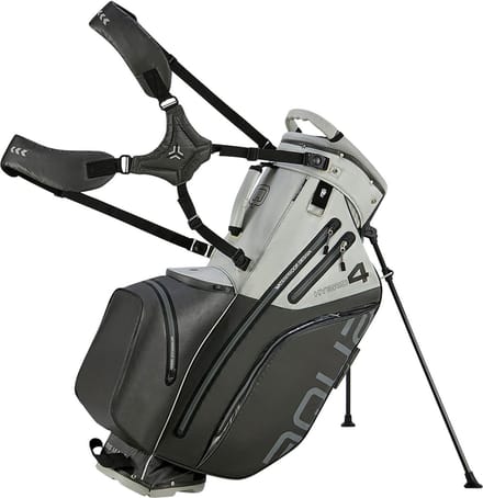 Big Max Aqua Hybrid 4- Waterdichte Golftas - Cartbag - Grijs Zwart