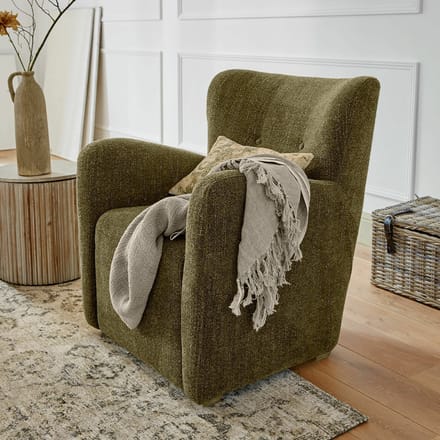 LOBERON Fauteuil Somberac groen
