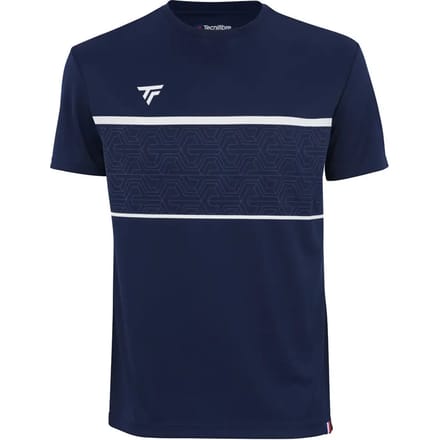 Tecnifibre Team Tech T-shirt Met Korte Mouwen Blauw S Man