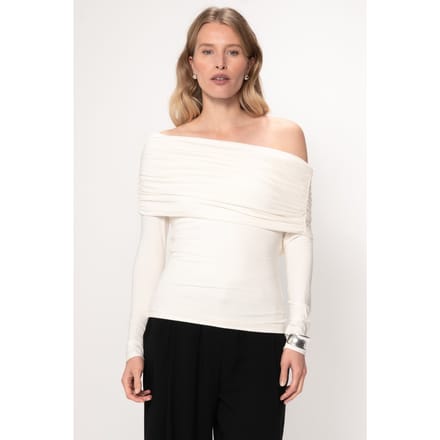 VIVEH Plum Top Coconut Milk Taglia: 42 | Maglie a manica lunga Outlet | Donna | Viola
