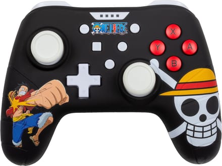 One Piece - Switch 1 & 2 controller - 3m kabel - extra functies (zwart)