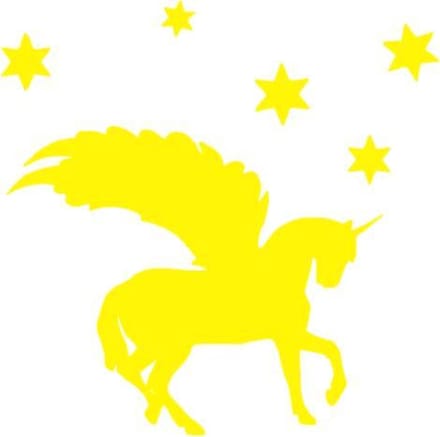 Muursticker Eenhoorn