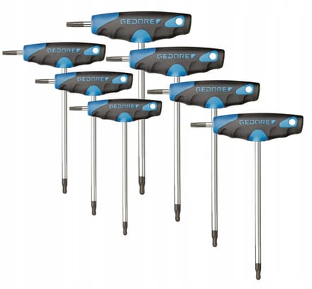 Gedore DT 2143 KTX-007 Torx inbussleutelset 7-delig