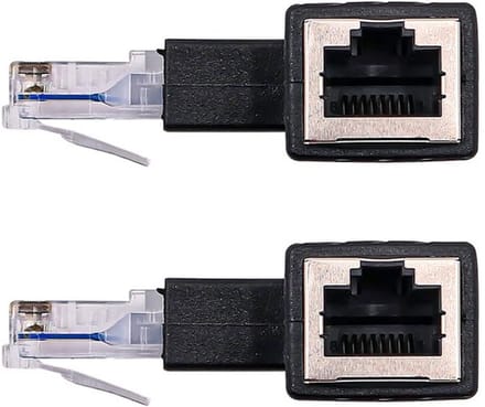 Allecto - Rj45 Male naar Female Adapter - Cat5e/Cat6 Ethernet