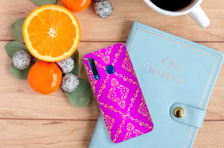 Siliconen Hoesje Honor 20 Lite Barok Roze
