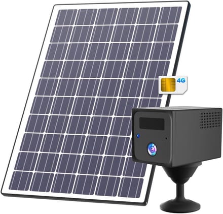 4MP Buitenbewakingscamera met Zonne-energie en Simkaart