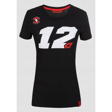 T1761 Maverick Vinales Dames T-shirt Xs white