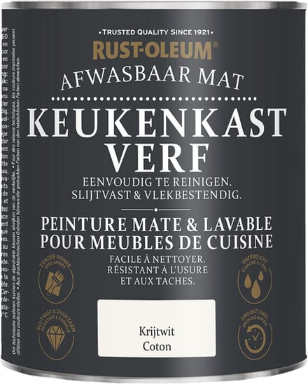Rust-Oleum Keukenkastjes Verf Krijtwit 750ml