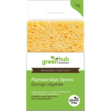 Greenhub Spons plantaardig 14x9x3,5cm 1 Stuks