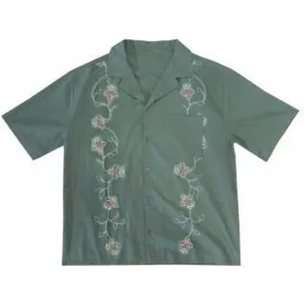 Bloes met bloemborduursel Desigual
