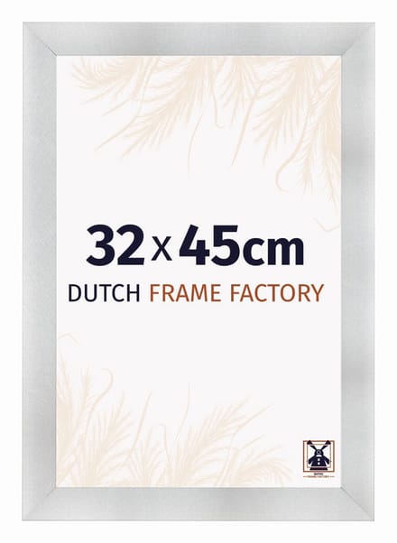 Fotolijst 32x45 cm - MDF - Aluminium Geborsteld - Praag