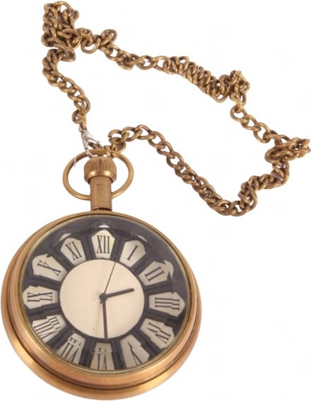 Baroque - Klok - Maritiem klok Ghandi 5 cm - 5x5x5 - Brass