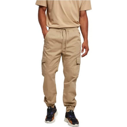 Urban Classics - Military Heren joggingbroek - S - Beige