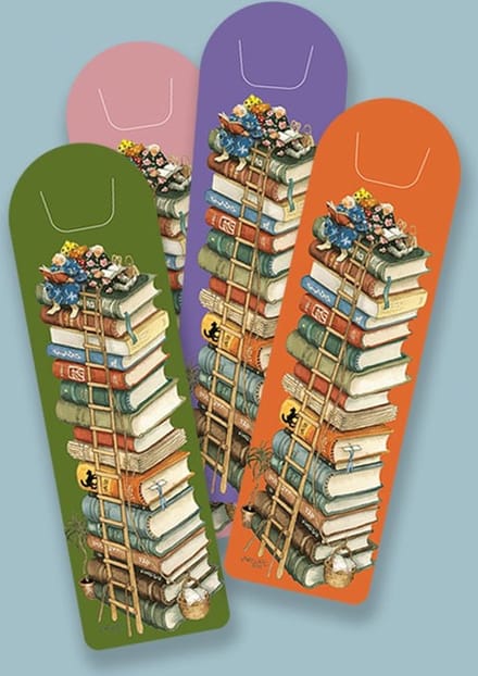 Inge look  4 boekenlegger et een speciale illustratie van 'the aunties'