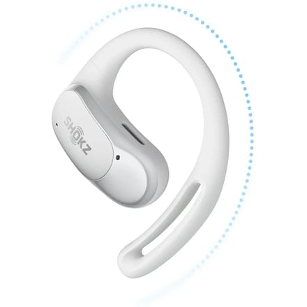 Shokz OpenFit Air - Open-ear - Sporthoofdtelefoon - Draadloze Oortjes - Wit