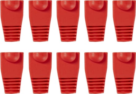Nedis Trekontlasting | RJ45 | 10 Stuks | PVC | Rood | Polybag