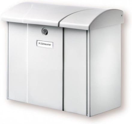 Burg Wachter Wandbrievenbus Olymp 916 - Staal - Wit - 38x34x19,3cm