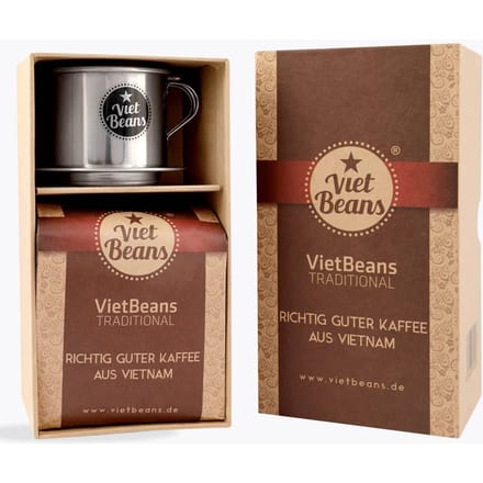 VietBeans Traditionele geschenkdoos (gemalen voor Filter Phin)