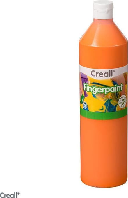 Vingerverf Creall 750ml *ORANJE* PRESERVATIVE FREE