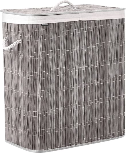 ARRAIAS - Wasmand - Grijs - 100 l - Polyester