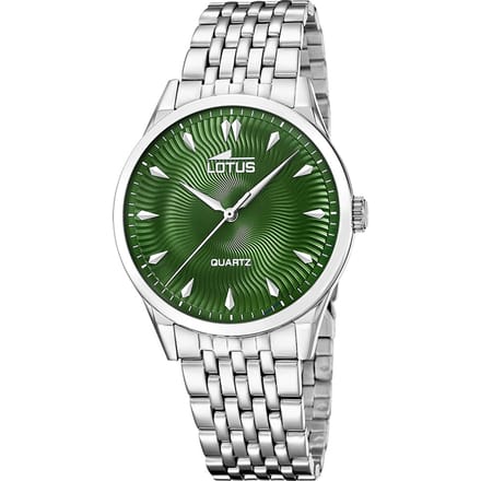 Lotus Casual 19056/3 Acero Clasico Horloge