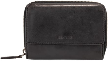Maître Leren portemonnee Forst Dagrete Purse Black zwart