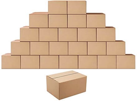 Verhuisdozen 8x6x4 inch - Kartonnen Dozen voor Verzending (25 Stuks)