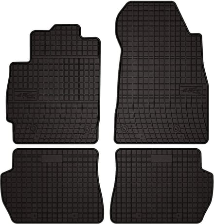Wielganizator SolidPRO Serie - Rubber Automatten - Mazda 2 II Hatchback - Zwart - Op Maat