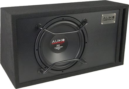 M-Serie EVO HIGH EFFICIENT Subwoofer 50 liter box Carbon design 650/500 Watt