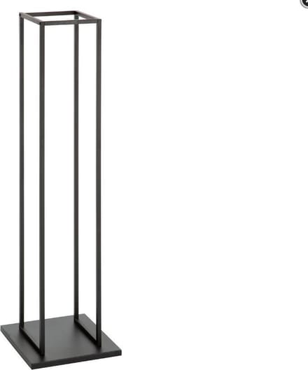 Houtopslag binnen modern zwart - 23 x 23 x 120 cm