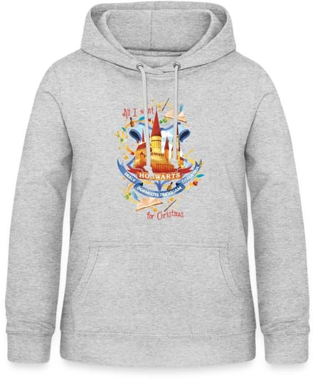 Harry Potter Hogwarts Voor Kerstmis Hoodie Dames