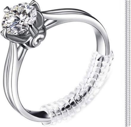 Knaak Ringverkleiner - Transparant - Ring kleiner maken - Universeel