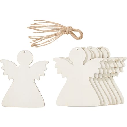VBS Houten decoratieve hanger - Angel