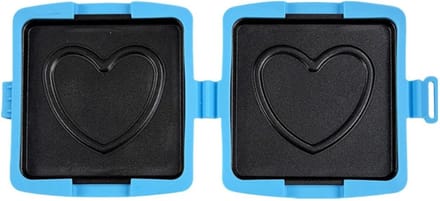 Sandwich Grill - Pers Pan - Snacks Maken - Teflon Coating - 18 cm Breed - Blauw