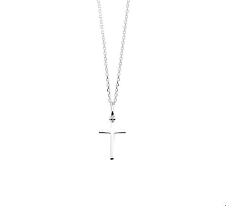 Zilveren Collier kruis 1 1020995