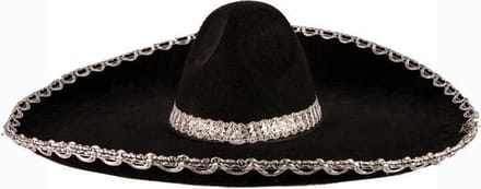 Hoed Vilt Sombrero Zwart