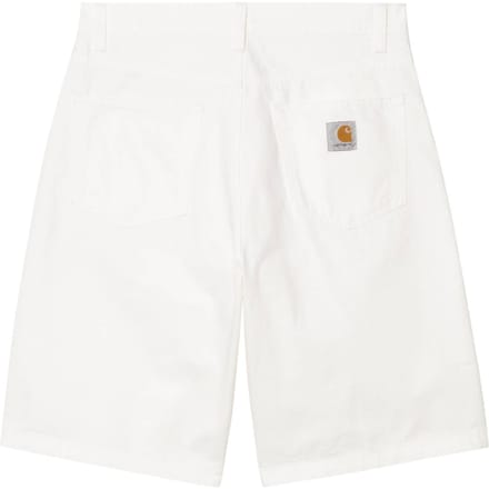 Carhartt Wip Landon korte katoen brede been - Off-White gespoeld