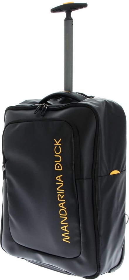 MANDARINA DUCK trolley rugzak Eco Coated Trolley Backpack 34L Black zwart 54cm