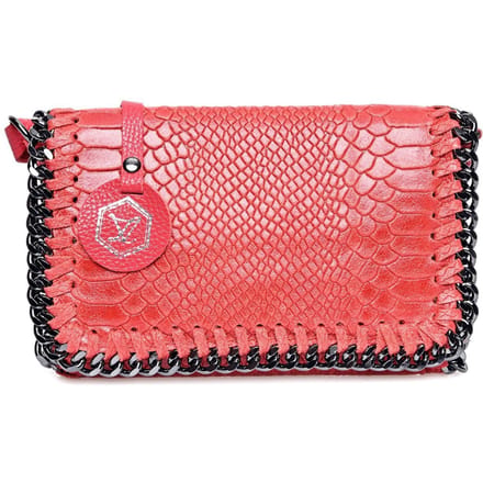 Luisa Vannini Rood Rundleer Tas