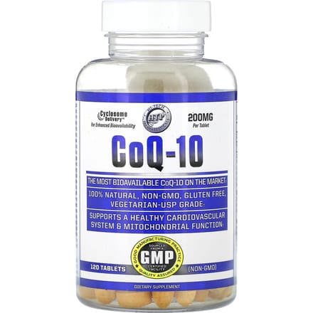 Hi Tech Pharmaceuticals, CoQ-10, 200mg, 120 tabletten