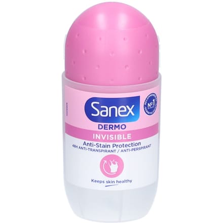Sanex Derma Care+ Invisible 72u Anti-transpirant Deodorant Roller 53
